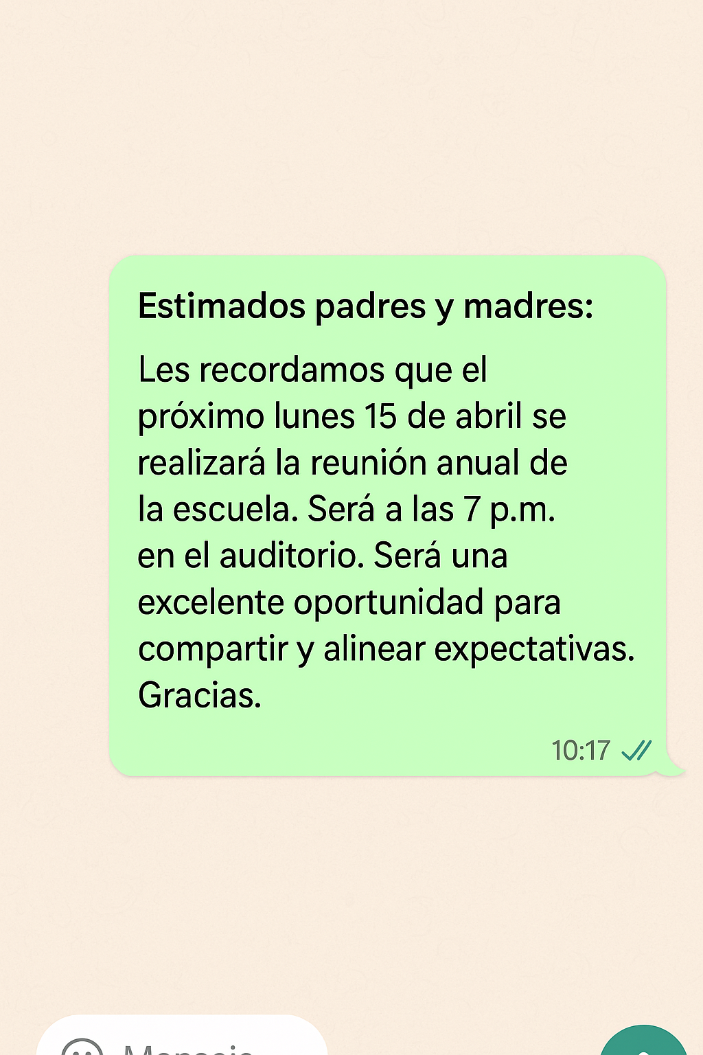 Para comunicarte con padres y gestionar tu colegio fácilmente