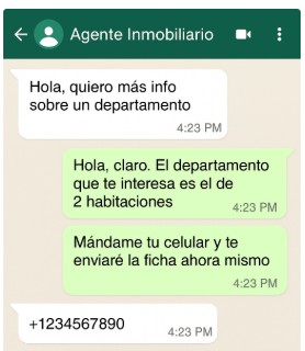 Software de gestión de mensajes de whatsapp para inmobiliarias